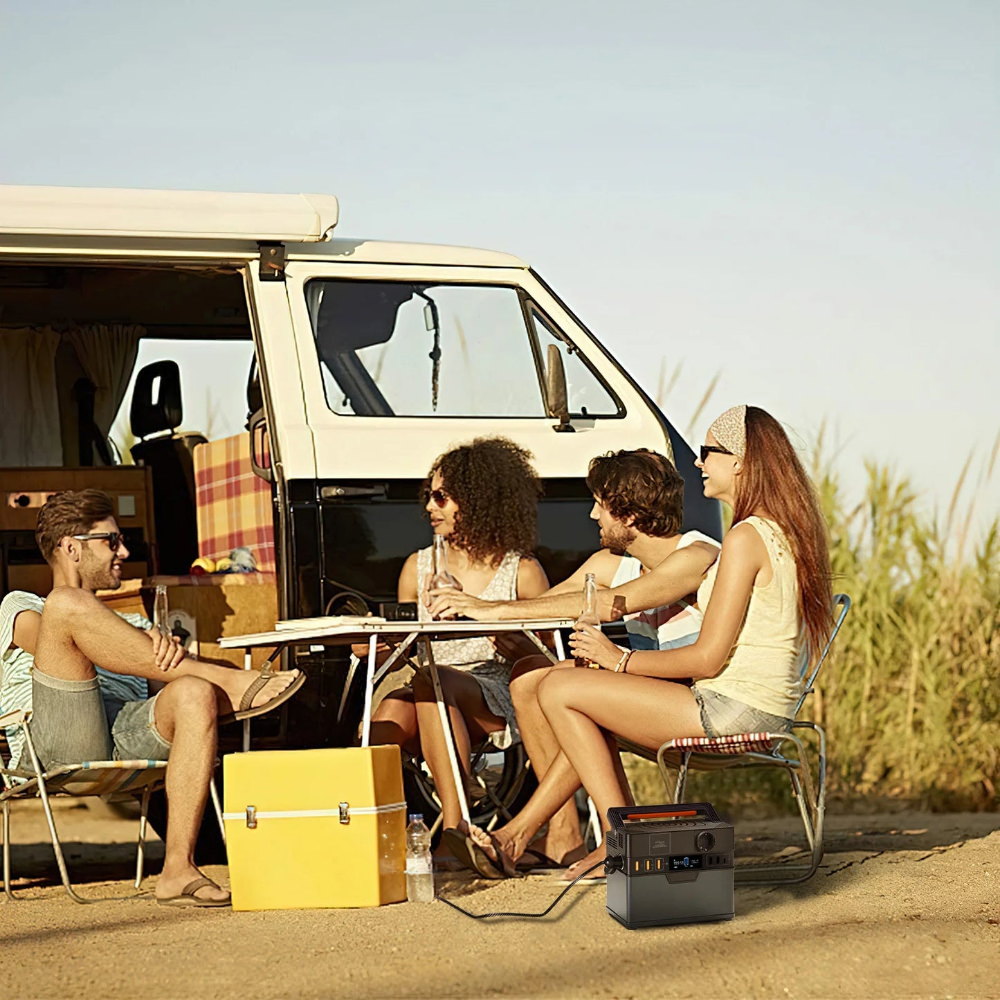 ALLPOWERS Portable Power Station 288Wh / 78000mAh Mobile Power Supply Solar Generators 300W Battery Power Storage For Camping